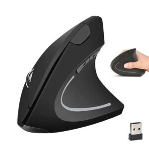 Vertical Ergonomic Portable Wired 2.4G USB Battery Wireless Mouse