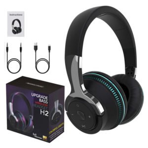Bluetooth Headphones Head mounted Noise Reduction Wireless Headset for Phones PC Gaming Headsets